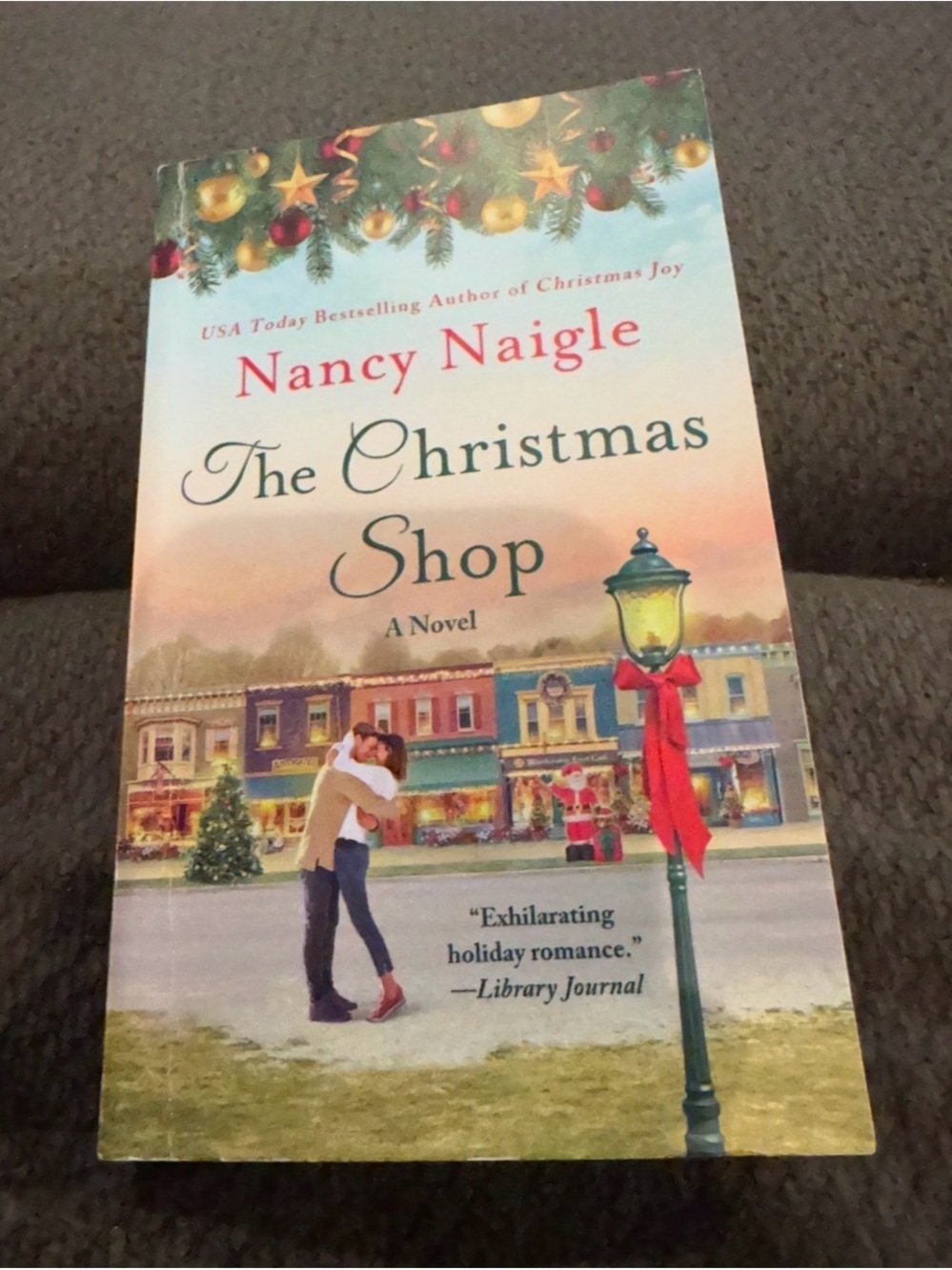 The Christmas Shop Holiday Novel - Green Cover
